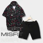 COMBO MISFIT 男士夏裝,寬,涼爽的形式,柔軟有彈性的卡其色褲子 HOATIETDEN