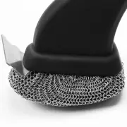 Bristle Free Grill Brush, Safe BBQ Cleaning Brush, Good Grip Chain Mail Grill...