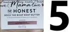 5 The Honest Company Mama Rock The Bump Body Butter Stretch Mark Cream 4 oz Each