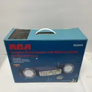 RCA RS2035 CD R/RW Stereo Radio Tuner 2 Speakers Remote SEALED NEW OLD STOCK