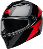 Bell Lithium Shear, full face helmet , color: Black/Grey/Red , size: XL