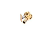 MANOVELLA Round Sliding Cavity Privacy Lock - 63mm - Satin Brass