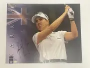 Karrie Webb Signed Limited Edition 16x20 Upper Deck LPGA PGA