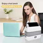 Stainless Steel Heated Lunch Boxes 2L Capacity Mini Rice Cooker Portable
