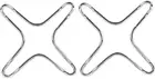 Avanti 12658 Gas Stove Ring Reducer/Trivets 2-Pieces Set, Silver 0.5 Cm*9.5 C...
