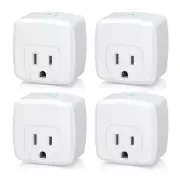 Smart Plug Mini 15A, Wifi Smart Outlet Works with Alexa, Google Home Assistant,