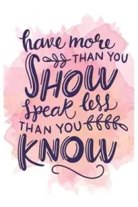 在飛比找博客來優惠-have more than you show, speak