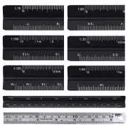 Triangular Scale Scale Ruler Scale Graduation for Land and House Surveyors Draft