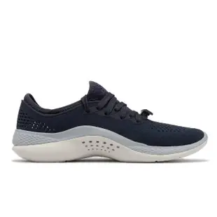 【Crocs】休閒鞋 Literide 360 Pacer W 女鞋 深藍 鞋帶款 支撐 舒適 基本款(2067054TA)