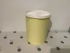 Tupperware Heritage Medium 1.8L One Touch Canister Pastel Yellow -Brand New
