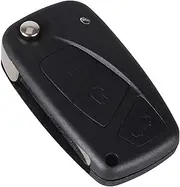 TPHJRM Flip Black 3 BTN Folding Remote Key Shell Case,for Fiat 3 Button Punto Ducato Stilo Panda Bravo