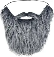 Fake Beard Costume, Costume Beard and Mustache Halloween Cosplay Party Beard Costume for Adults Men Women