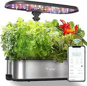LetPot LPH-SE Hydroponics Growing System, 12 Pods Smart Herb Garden Kit Indoor, Indoor Garden, APP & WiFi Controlled, with 24W Growing LED, 5.5L Water Tank, Pump System, Automatic Timer