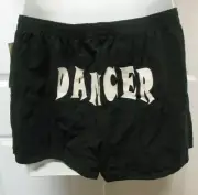 Dance Black Shorts DANCER Backside Cotton Ladies Extra Large 93352PA3