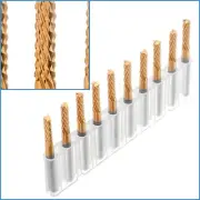 10pc 3mm Carbide Corn Milling Cutter 3.175mm Shank Drill Bit Tungsten CNC Tool