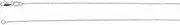 [JewelryWeb] 10k White Gold 1mm Sparkle Cut Cable Chain Jewelry for Women - Length Options: 46 51 61