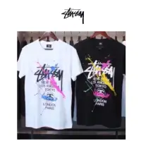 在飛比找蝦皮購物優惠-現貨美國正品STUSSY 潑墨 彩色 油漆 潑漆 塗鴉 彩繪