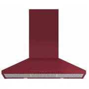 Fisher & Paykel 90cm Canopy Rangehood - Red
