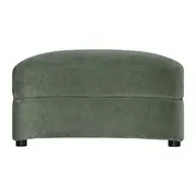 [James Lane] Lax Muse Forest Tea Green Storage Ottoman