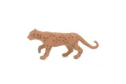Leopard Toy, Hand Painted Realistic Rubber Leopard Model, Gift, 2 3/4" SF51 B58