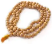 Sandalwood Chandan mala Meditation Prayer Jaap Mala 108+1 Beads