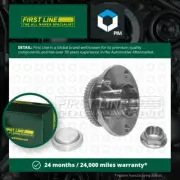 Wheel Bearing Kit fits FIAT ULYSSE 220 Rear 94 to 02 With ABS Firstline 71714474