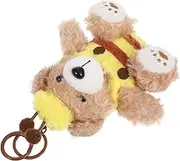 ULTECHNOVO Cute Plush Bear Keychain Pendant Soft and Cozy Bag Decoration for School Backpack Car Keys Ornament Charming Doll Accessory Valentine's Day present