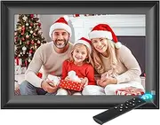 OBVHNUA 10.1 inch Digital Photo Frame 128 GB Digital Picture Frame 1280 x 800 IPS Screen with Remote Control Auto Rotate Photo Music Video Player Calendar Clock USB or SD Card Desktop or Wall Mounting
