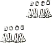 Sets Valves Stem Caps Kit for Car Tyres Tpms Cap Sleeves Aluminum Alloy Leakproof Fit for Cars Suvs Trucks