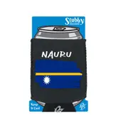Nauru Country Flag Nationality - Stubby Holder With Base