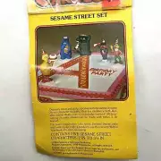 Wilton Vintage Cake Toppers Sesame Street Set Figurines Bert Ernie Big Bird
