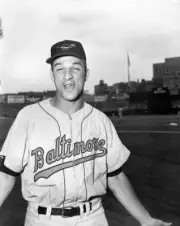 Tito Francona 1956 1 Baltimore Orioles Baseball Old Photo