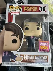 Rare MICHAEL McINTYRE COMEDIAN 16 LE Funko Pop Vinyl in Mint Box + Protector
