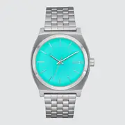 [Nixon] Time Teller Watch Silver / Turquoise