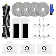 For Deebot T20 Omni Robot Vacuum Cleaners Main Side Brushes HEPA Filters Mop Cloth Dust Bags Replacement Parts