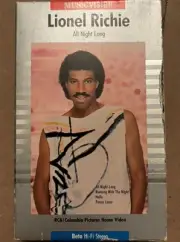 Factory Sealed Lionel Richie All Night Long BETAMAX Music Video Collector's 1985