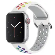 Apple Watch IWatch Band Silicone Strap White & Colorful