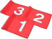 BESPORTBLE 1set Golf Flags Durable Flags for Golfing Practice and Lightweight for Training Colorfast Design for Use The Course 3pcs