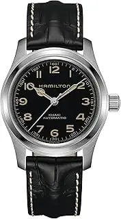 [Hamilton] H70605731 Khaki Field Murph Auto Men's Watch Black Leather 42mm
