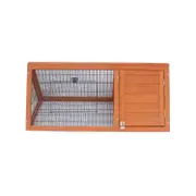 Little Buddies Wooden Triangle Rabbit Animal Hutch - 98cm