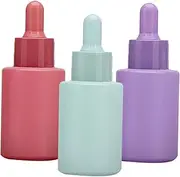 OATIPHO 3Pcs Multi Use Thick Dropper Bottles Leak Essential Oil Containers Portable Sample Vials for Travel and Home Use