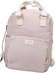 CTIRCHIU Baby Diaper Backpack Modern Diaper Bag Purse Sturdy Fabric Shoulder Bag for Mom Multiple Carrying Options