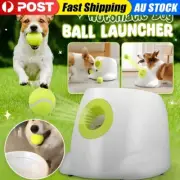 Dog Interactive Toys Pet Automatic Tennis Ball Launcher Machine Throwing Playing