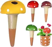 Mushroom Terracotta Watering Spikes, Vacation Plant Watering System, Self Watering Spikes, Plant Watering System, Irrigation Terracotta Watering Device for Indoor Outdoor Plant