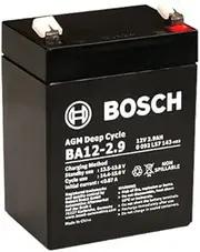 [Bosch] BA12-2.9 12V 2.9AH VRLA AGM Rechargeable Standby Battery Black
