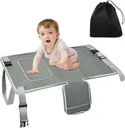 Portable Toddler Plane Bed | Oxford Cloth Kids Airplane Seat Extender | Easy Install Baby Airplane Travel Bed for Flights