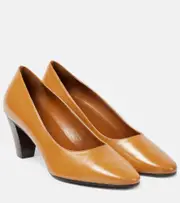 [The Row] The Row Charlotte leather pumps AU 7 brown