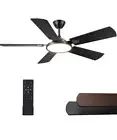 Deal!! OJX 52 inch Black Ceiling Fan with Lights & Remote!!!