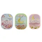 3pcs 4g Portable Solid Perfume Flower Fragrance Long Lasting Pocket Perfume ECA