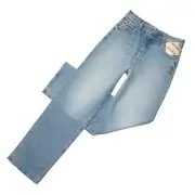 NWT Mother The Spitfire Sneak in I Confess Loose Straight Jeans 25